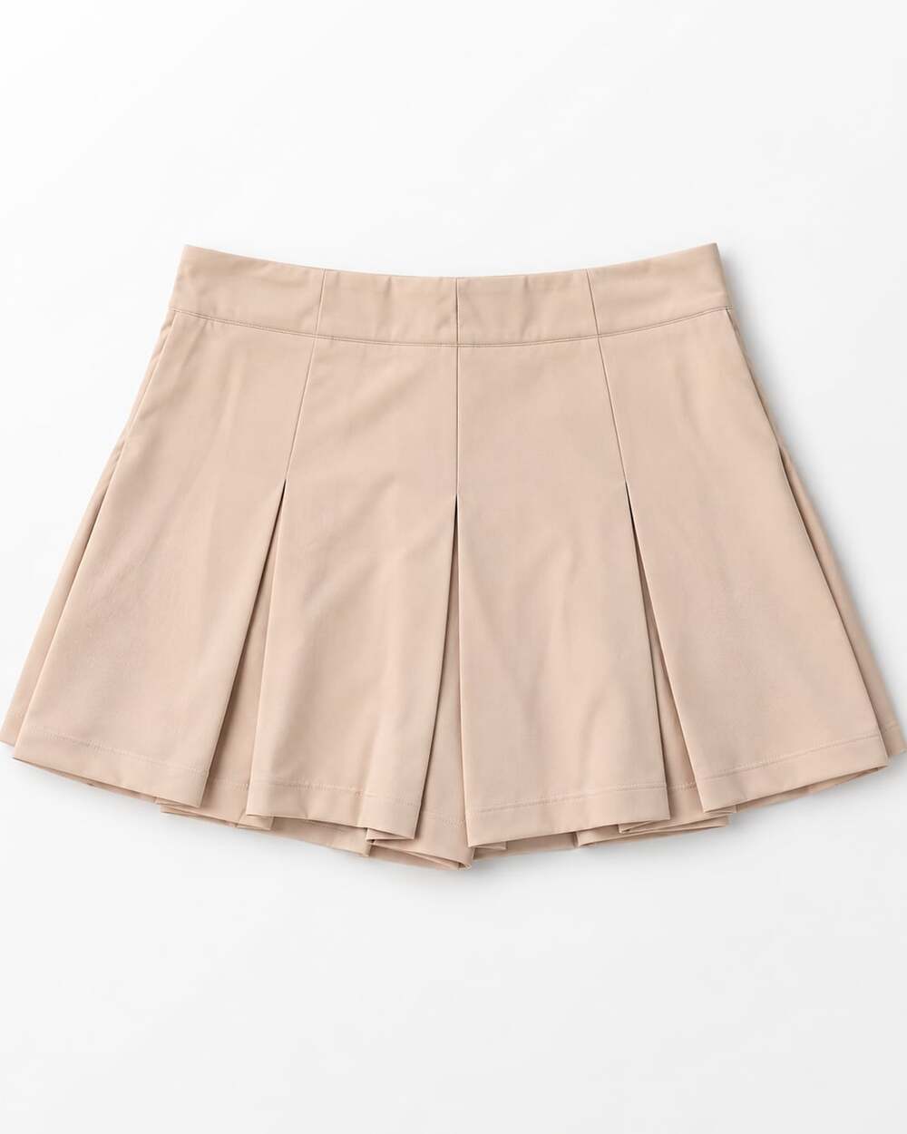 Forever 21 Pleated Skort Size L Beige